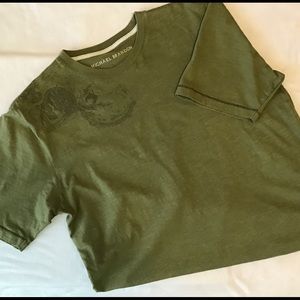 Michael Brandon men’s short sleeve, green tee - XL